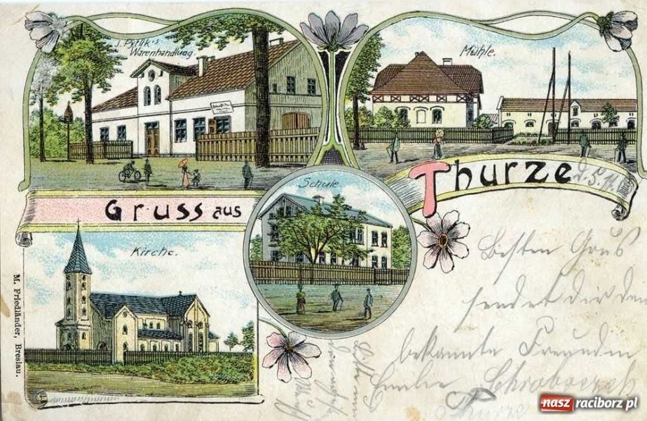 Zdjęcie w galerii na portalu naszraciborz.pl: Powiat raciborski na starej pocztówce wiadomości z regionu