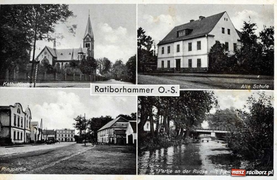 Zdjęcie w galerii na portalu naszraciborz.pl: Powiat raciborski na starej pocztówce wiadomości z regionu