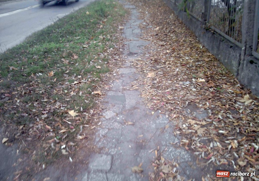 Zdjęcie w galerii na portalu naszraciborz.pl: Ten chodnik woła o remont wiadomości z regionu