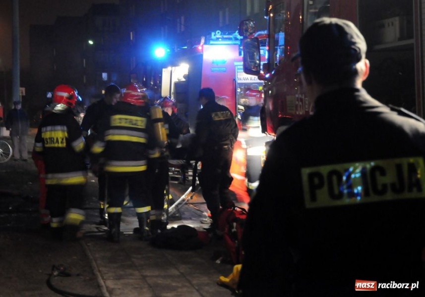 Zdjęcie w galerii na portalu naszraciborz.pl: Pożar mieszkania na Przejazdowej wiadomości z regionu