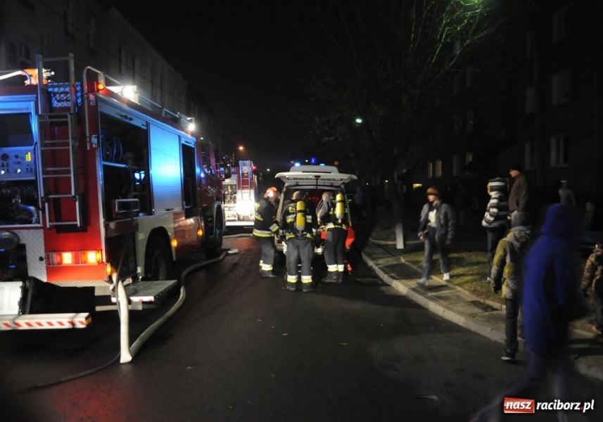 Zdjęcie w galerii na portalu naszraciborz.pl: Pożar mieszkania na Przejazdowej wiadomości z regionu