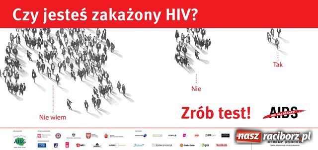 Zdjęcie w galerii na portalu naszraciborz.pl: Kampania Zrób test na HIV  wiadomości z regionu