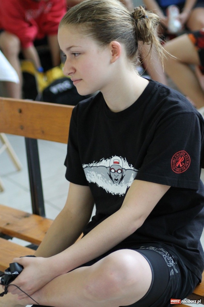 Zdjęcie w galerii na portalu naszraciborz.pl: Ola Mazurkiewicz jak Mark Spitz wiadomości z regionu