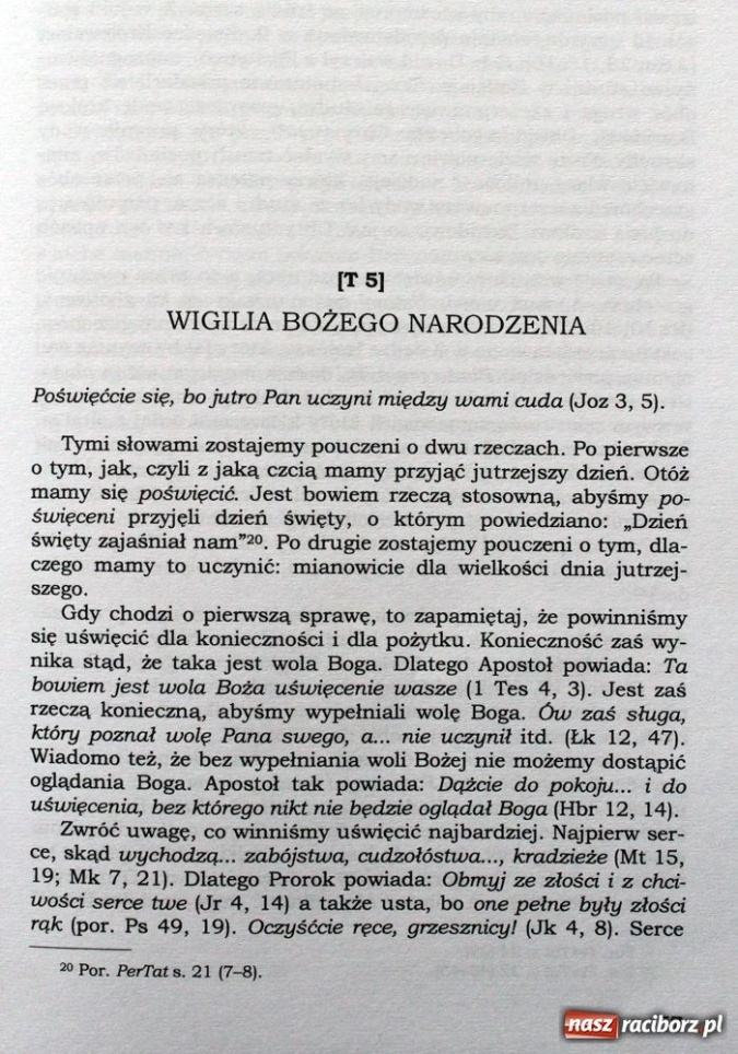 Zdjęcie w galerii na portalu naszraciborz.pl: Słowo raciborskiego inkwizytora na Wigilię  wiadomości z regionu
