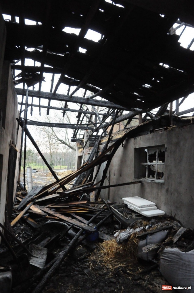 Zdjęcie w galerii na portalu naszraciborz.pl: Najpierw był huk, a potem pożar wiadomości z regionu