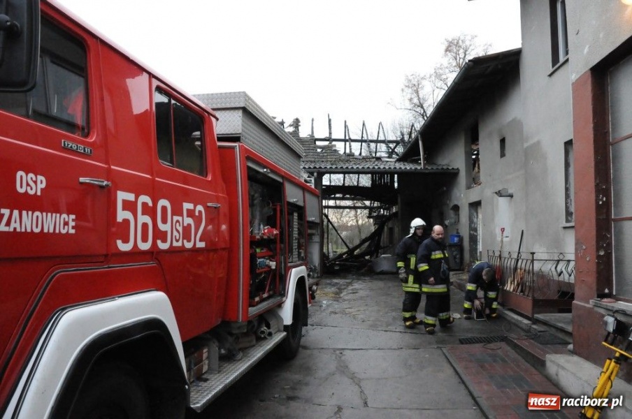 Zdjęcie w galerii na portalu naszraciborz.pl: Najpierw był huk, a potem pożar wiadomości z regionu