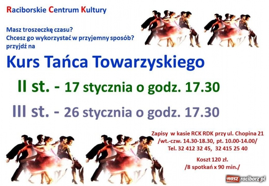 Zdjęcie w galerii na portalu naszraciborz.pl: RCK - kursy tańca wiadomości z regionu
