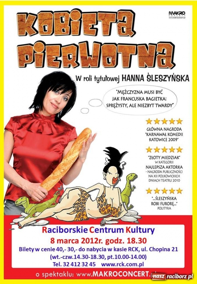 Zdjęcie w galerii na portalu naszraciborz.pl: Kobieta Pierwotna na Dzień Kobiet wiadomości z regionu