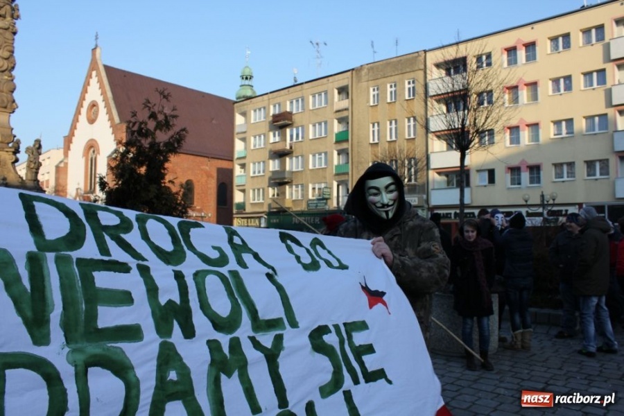 Zdjęcie w galerii na portalu naszraciborz.pl: NIE dla ACTA! Precz z brukselską okupacją wiadomości z regionu