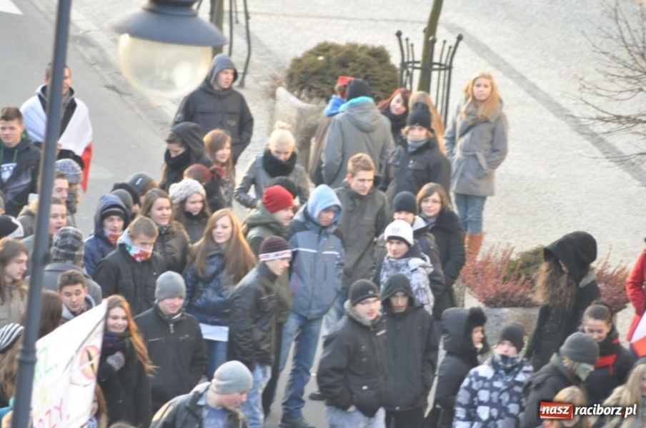 Zdjęcie w galerii na portalu naszraciborz.pl: NIE dla ACTA! Precz z brukselską okupacją wiadomości z regionu