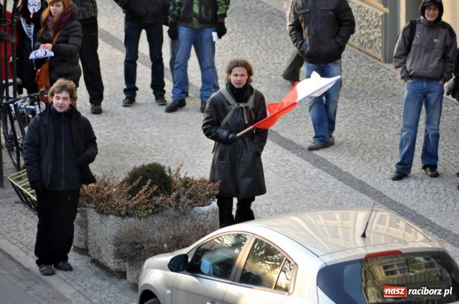 Zdjęcie w galerii na portalu naszraciborz.pl: NIE dla ACTA! Precz z brukselską okupacją wiadomości z regionu