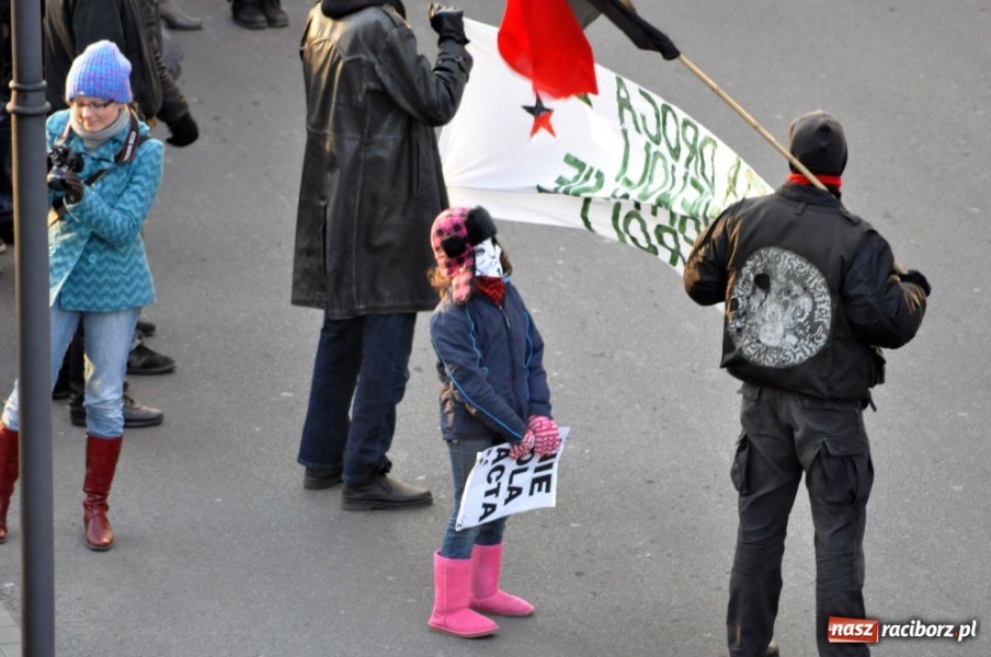Zdjęcie w galerii na portalu naszraciborz.pl: NIE dla ACTA! Precz z brukselską okupacją wiadomości z regionu