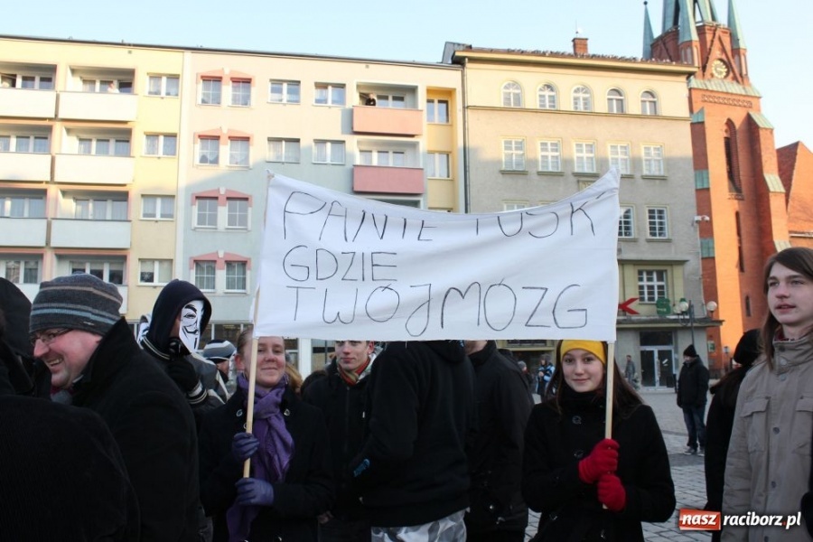 Zdjęcie w galerii na portalu naszraciborz.pl: NIE dla ACTA! Precz z brukselską okupacją wiadomości z regionu