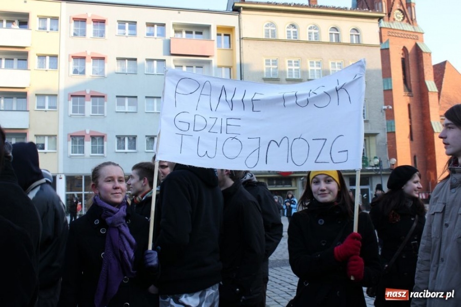 Zdjęcie w galerii na portalu naszraciborz.pl: NIE dla ACTA! Precz z brukselską okupacją wiadomości z regionu