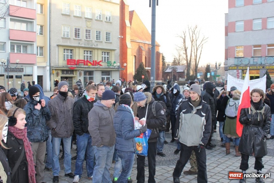 Zdjęcie w galerii na portalu naszraciborz.pl: NIE dla ACTA! Precz z brukselską okupacją wiadomości z regionu