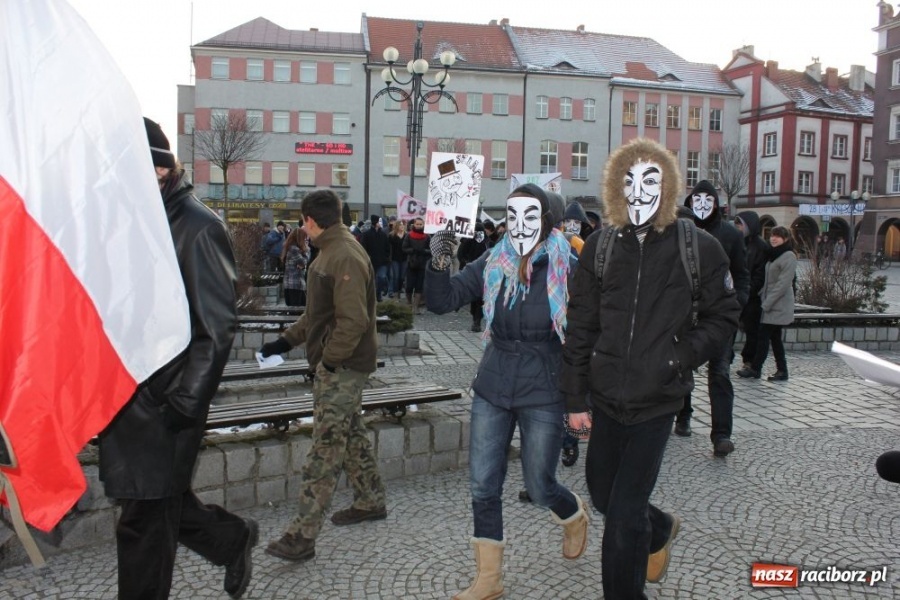 Zdjęcie w galerii na portalu naszraciborz.pl: NIE dla ACTA! Precz z brukselską okupacją wiadomości z regionu