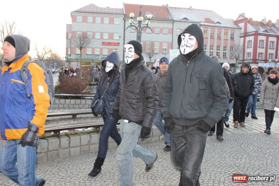Zdjęcie w galerii na portalu naszraciborz.pl: NIE dla ACTA! Precz z brukselską okupacją wiadomości z regionu