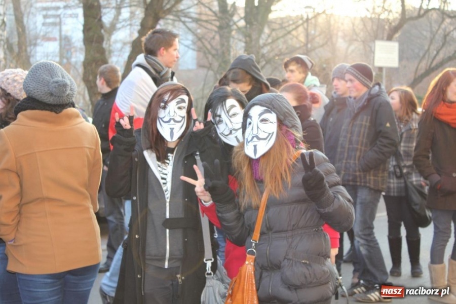 Zdjęcie w galerii na portalu naszraciborz.pl: NIE dla ACTA! Precz z brukselską okupacją wiadomości z regionu