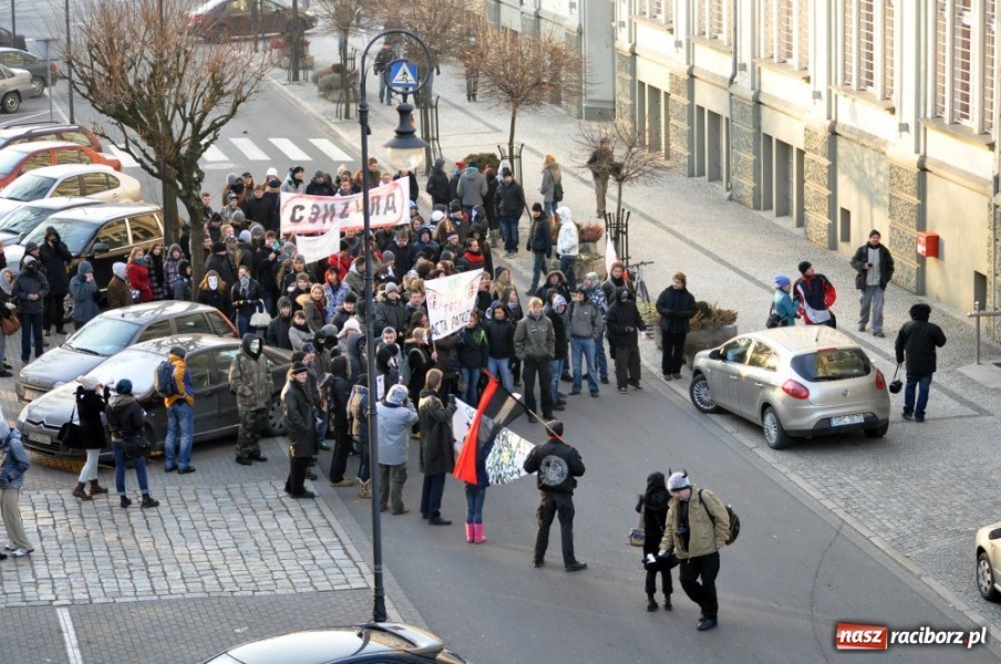 Zdjęcie w galerii na portalu naszraciborz.pl: NIE dla ACTA! Precz z brukselską okupacją wiadomości z regionu