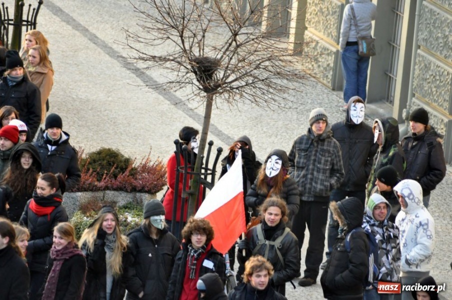 Zdjęcie w galerii na portalu naszraciborz.pl: NIE dla ACTA! Precz z brukselską okupacją wiadomości z regionu