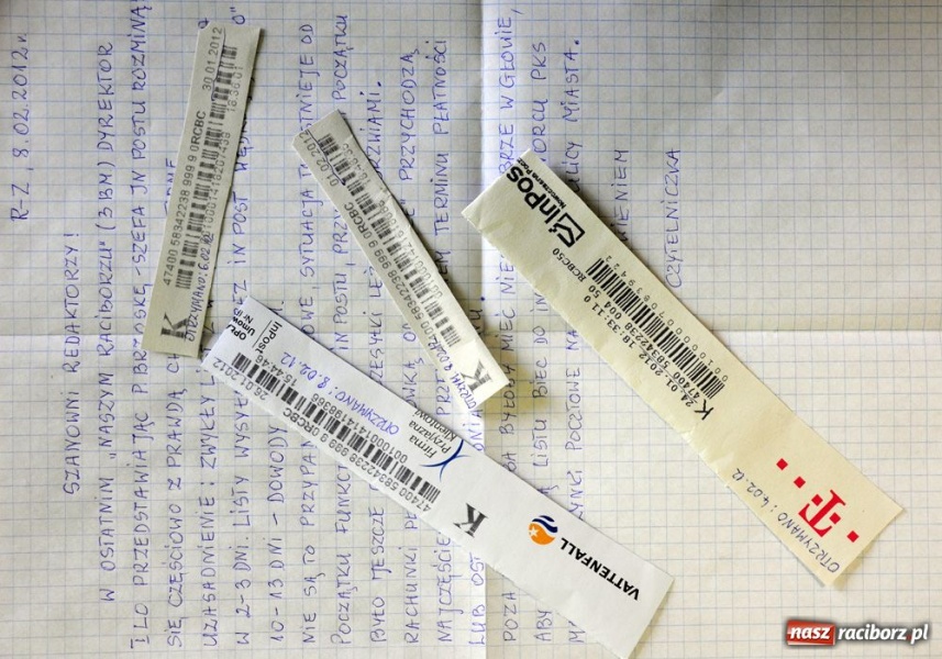 Zdjęcie w galerii na portalu naszraciborz.pl: List do redakcji. O In Post wiadomości z regionu
