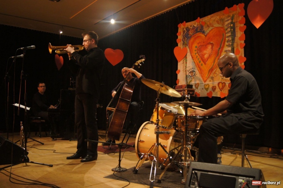 Zdjęcie w galerii na portalu naszraciborz.pl: Maciej Fortuna Quartet na Walentynki wiadomości z regionu