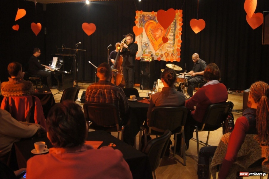 Zdjęcie w galerii na portalu naszraciborz.pl: Maciej Fortuna Quartet na Walentynki wiadomości z regionu