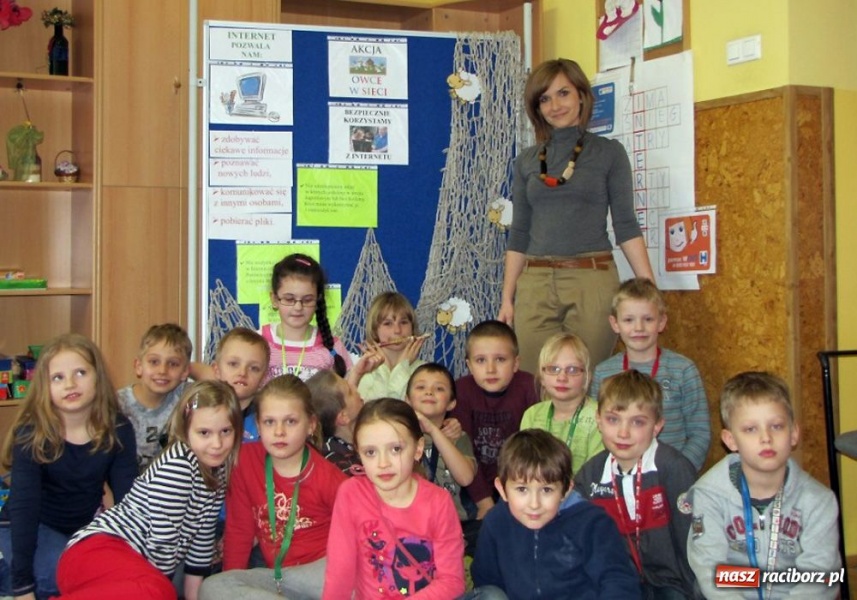 Zdjęcie w galerii na portalu naszraciborz.pl: Akcja SP 13 - owce w sieci wiadomości z regionu