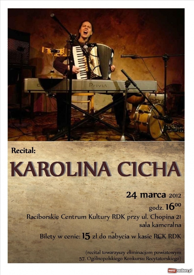 Zdjęcie w galerii na portalu naszraciborz.pl: 57 Ogólnopolski Konkurs Recytatorski wiadomości z regionu