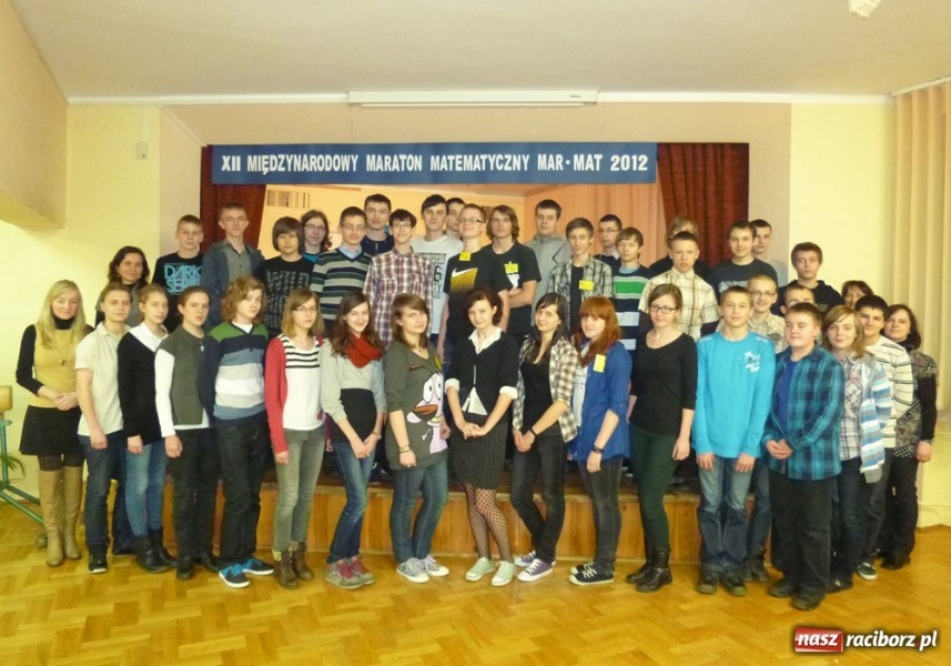 Zdjęcie w galerii na portalu naszraciborz.pl:  Gimnazjalna elita matematyczna wiadomości z regionu