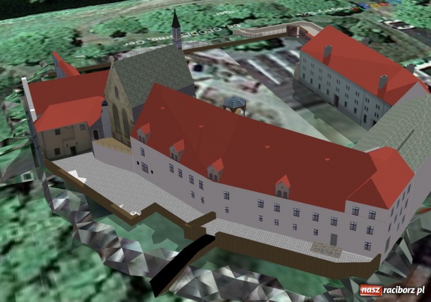 Zdjęcie w galerii na portalu naszraciborz.pl: Raciborski zamek będzie w Google Earth wiadomości z regionu