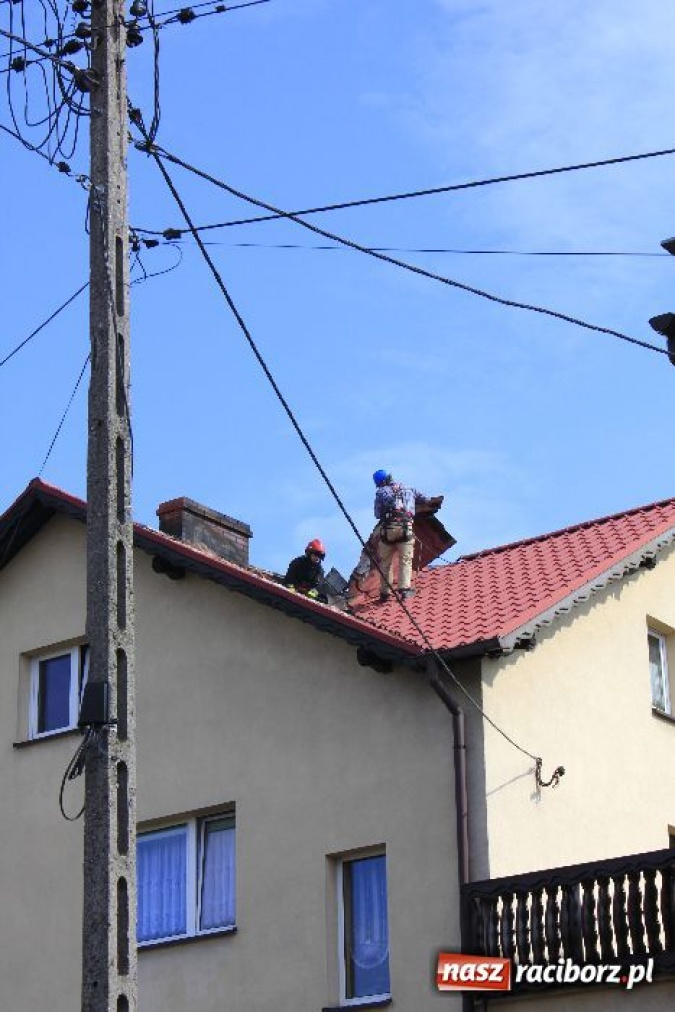 Zdjęcie w galerii na portalu naszraciborz.pl: Pożar domu w Krowiarkach wiadomości z regionu