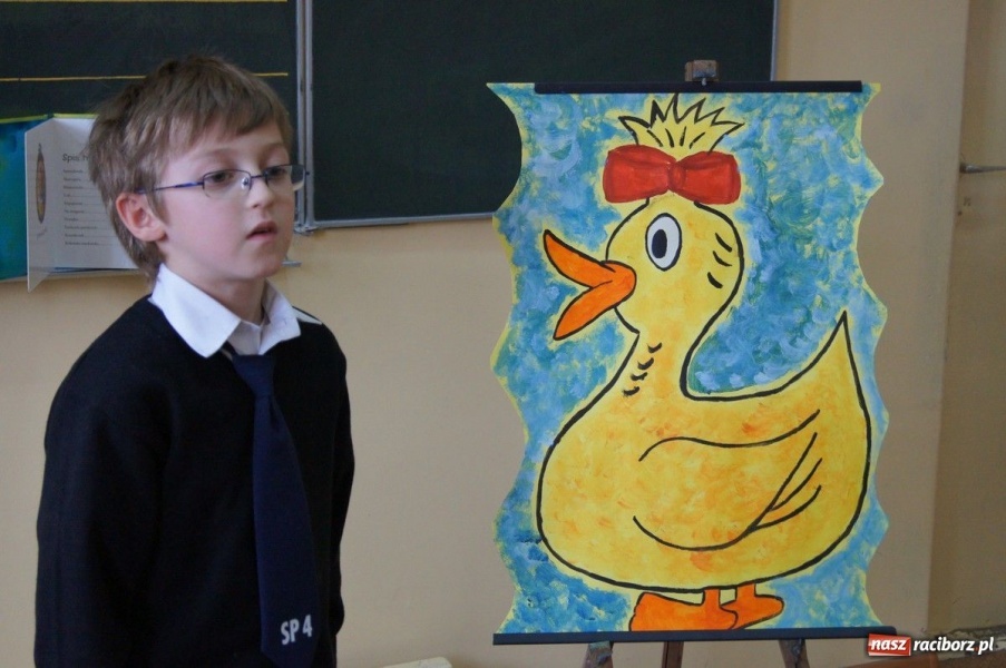 Zdjęcie w galerii na portalu naszraciborz.pl: Pierwszaki z SP-4 kochają Brzechwę wiadomości z regionu