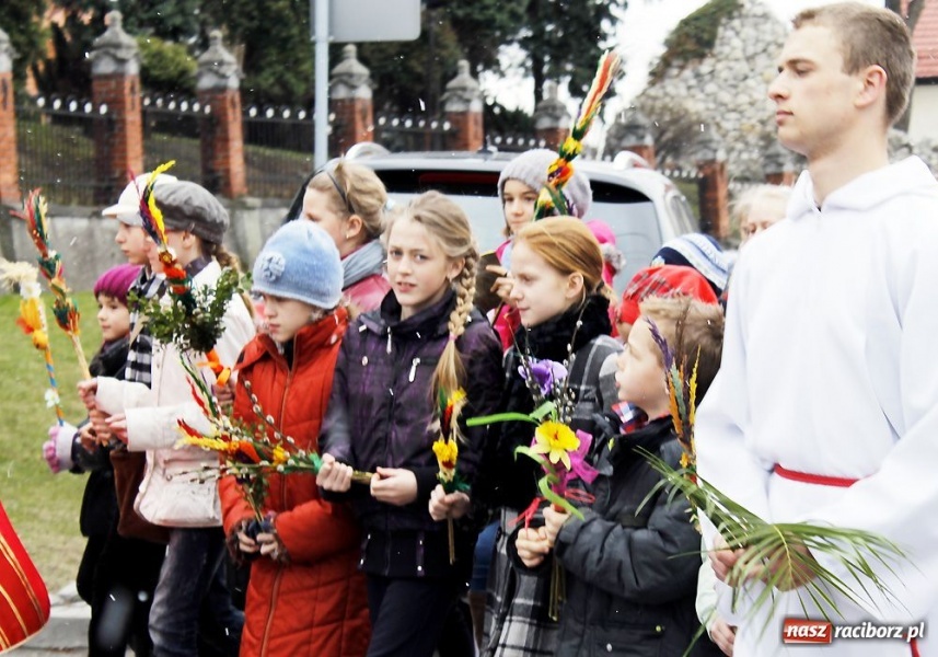 Zdjęcie w galerii na portalu naszraciborz.pl: Niedziela Palmowa w Brzeziu wiadomości z regionu