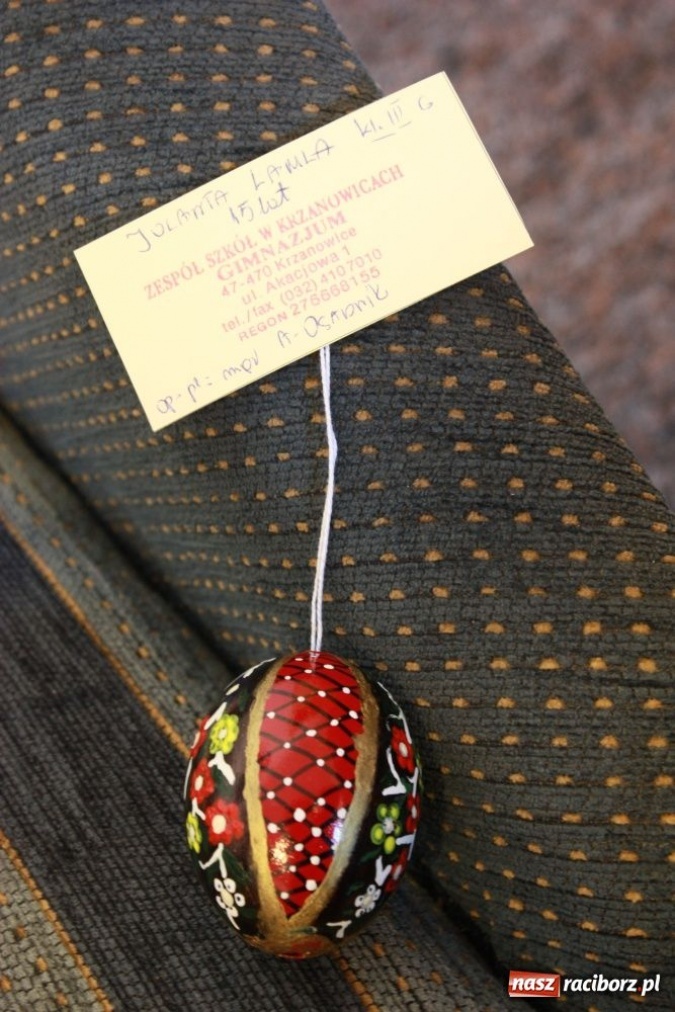 Zdjęcie w galerii na portalu naszraciborz.pl: Konkurs na pisankę rozstrzygnięty wiadomości z regionu