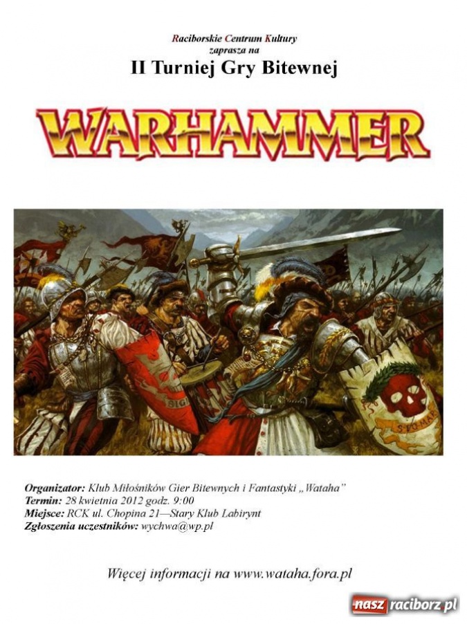 Zdjęcie w galerii na portalu naszraciborz.pl: II Turniej Gry Bitewnej wiadomości z regionu