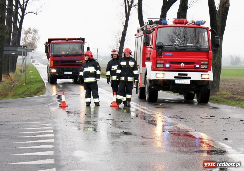 Zdjęcie w galerii na portalu naszraciborz.pl: Wypadek na trasie Sudół-Bojanów wiadomości z regionu
