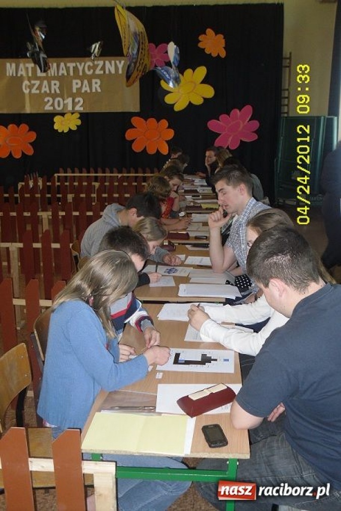Zdjęcie w galerii na portalu naszraciborz.pl: Matematyczny Czar Par 2012 wiadomości z regionu