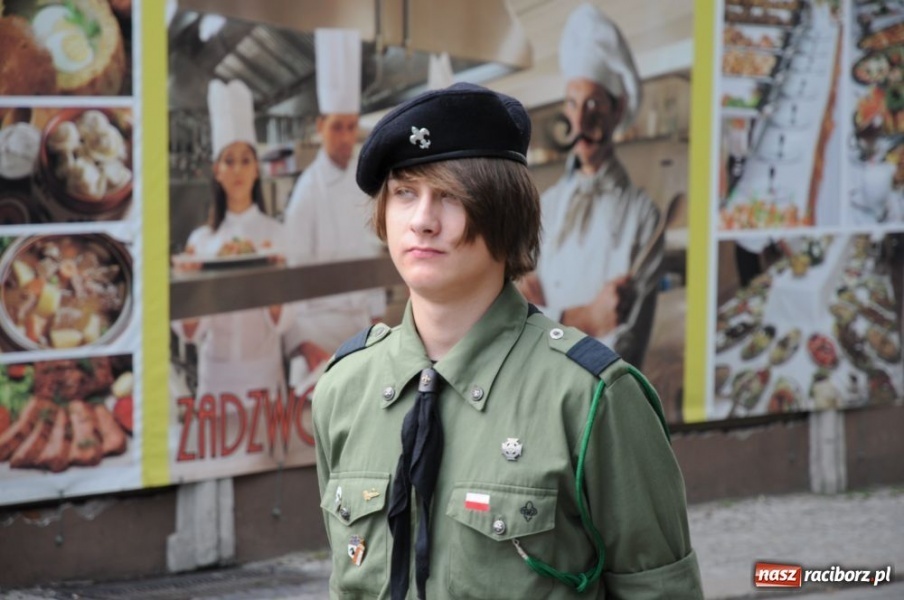 Zdjęcie w galerii na portalu naszraciborz.pl: Patriotyczna Majówka w Raciborzu wiadomości z regionu