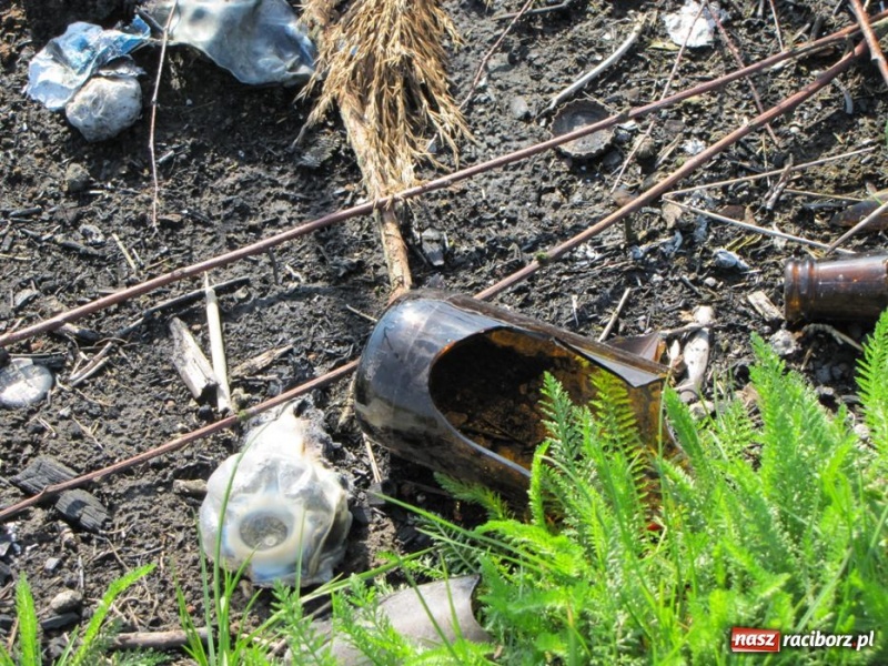 Zdjęcie w galerii na portalu naszraciborz.pl: Żwirownia tonie w śmieciach wiadomości z regionu