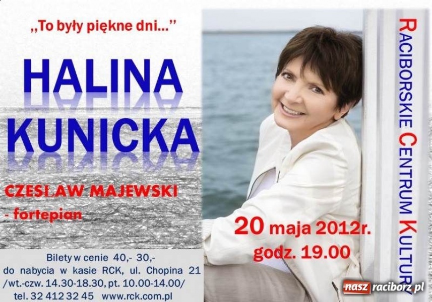 Zdjęcie w galerii na portalu naszraciborz.pl: Halina Kunicka w RCK wiadomości z regionu