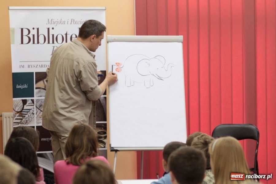 Zdjęcie w galerii na portalu naszraciborz.pl: Mały kleks i arcydzieło wiadomości z regionu