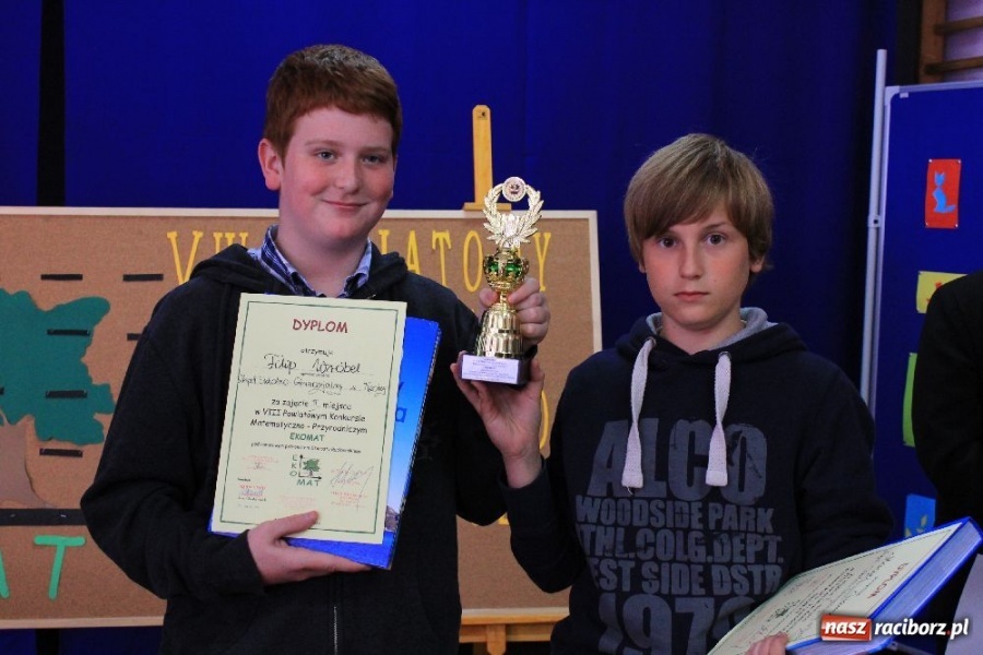 Zdjęcie w galerii na portalu naszraciborz.pl: Ekomat wygrał zespół z SP nr 13 wiadomości z regionu