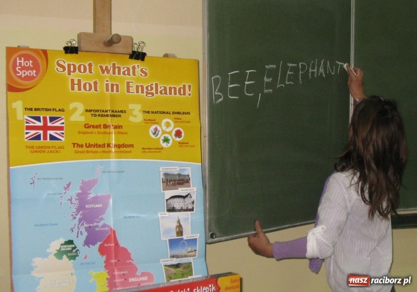 Zdjęcie w galerii na portalu naszraciborz.pl: Zmagania z angielskim alfabetem wiadomości z regionu