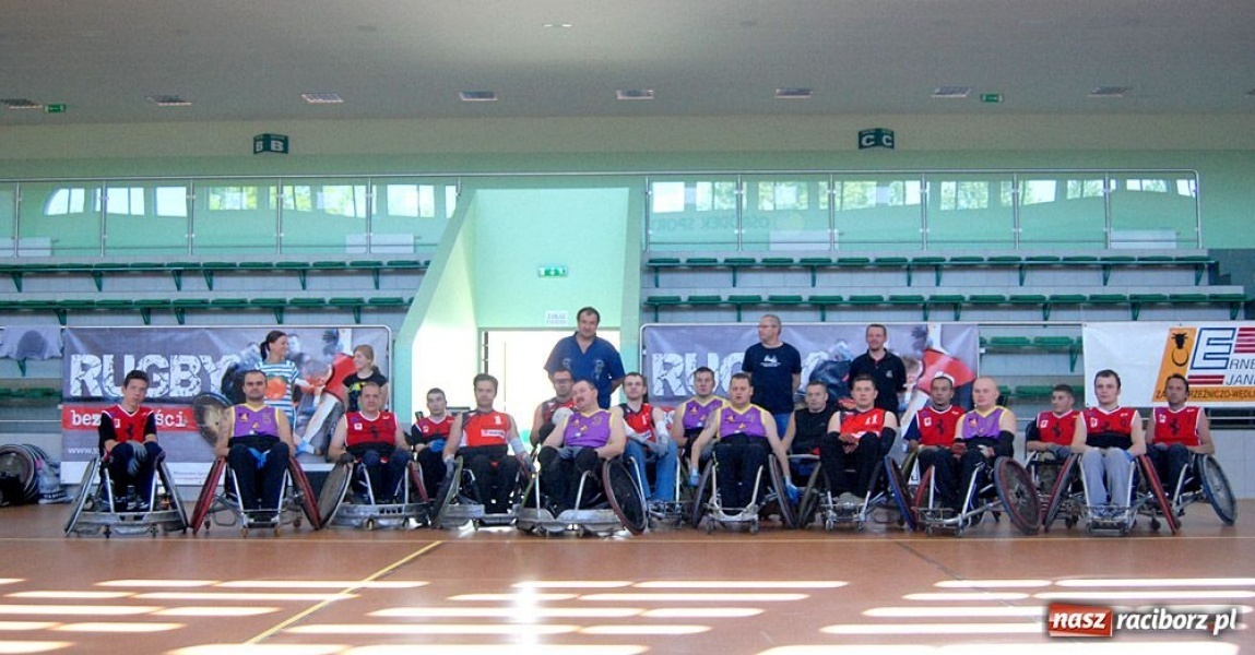 Zdjęcie w galerii na portalu naszraciborz.pl: Wheelchair Rugby w Arenie Rafako wiadomości z regionu