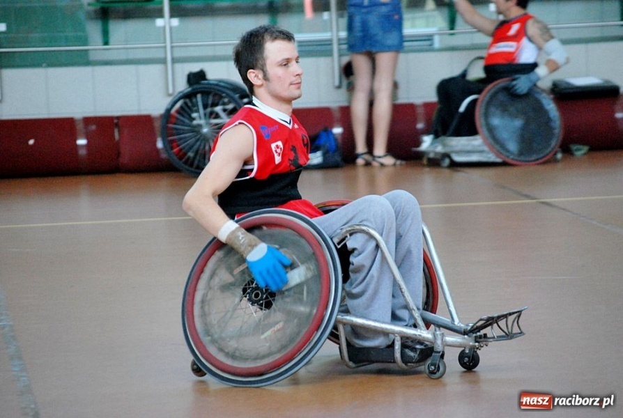 Zdjęcie w galerii na portalu naszraciborz.pl: Wheelchair Rugby w Arenie Rafako wiadomości z regionu