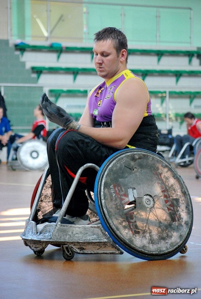 Zdjęcie w galerii na portalu naszraciborz.pl: Wheelchair Rugby w Arenie Rafako wiadomości z regionu