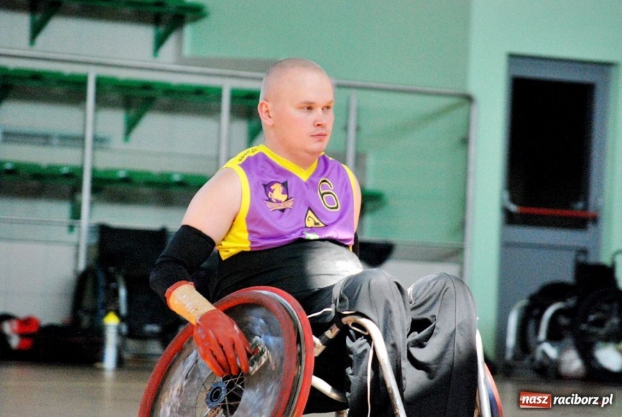 Zdjęcie w galerii na portalu naszraciborz.pl: Wheelchair Rugby w Arenie Rafako wiadomości z regionu