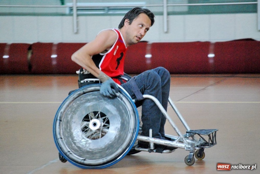 Zdjęcie w galerii na portalu naszraciborz.pl: Wheelchair Rugby w Arenie Rafako wiadomości z regionu