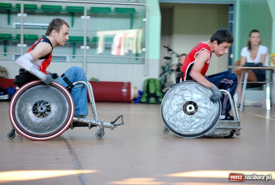 Zdjęcie w galerii na portalu naszraciborz.pl: Wheelchair Rugby w Arenie Rafako wiadomości z regionu